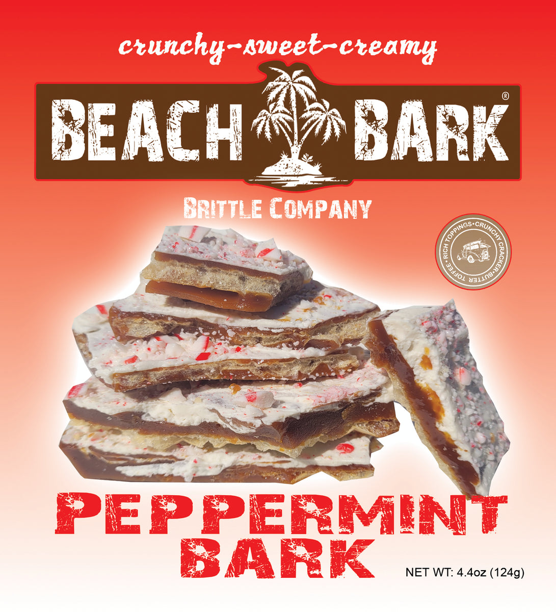 Peppermint BEACH BARK The BEACH BARK®Brittle Company