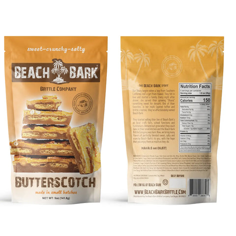 Wholesale BUTTERSCOTCH Bark - 24 Bag case